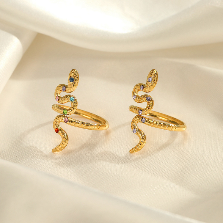 Snake Crystal Ring